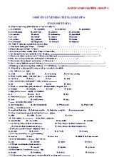 30 Đề ôn luyện thi học sinh giỏi Tiếng anh lớp 6